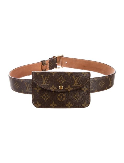 louis vuitton monogram belt bag.